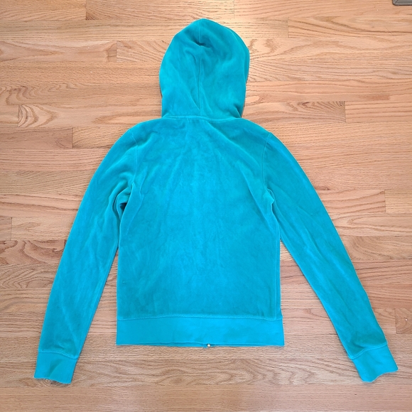 Juicy Couture Green and Pink Hoodie, Sz M - Picture 2 of 7